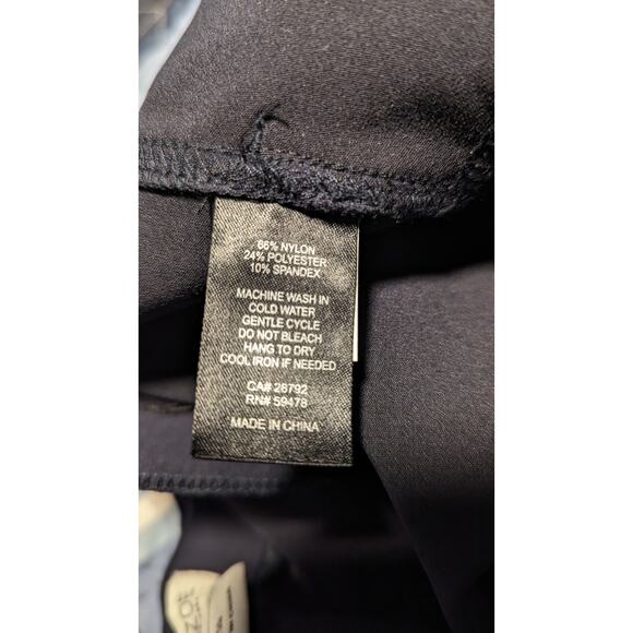 Rachel Zoe Sze (30x27) Dark Navy Pull On Pants Slacks Pockets Nylon Stretch - Picture 5 of 9